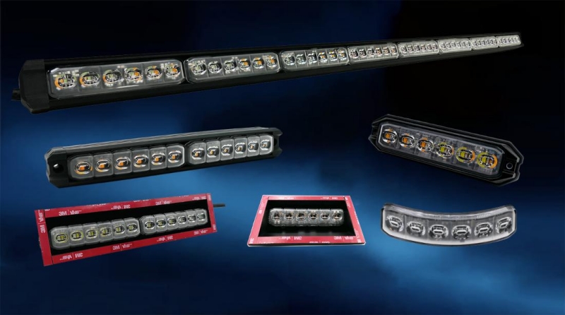 أضواء تحذير LED على شكل عدسة سيليكون